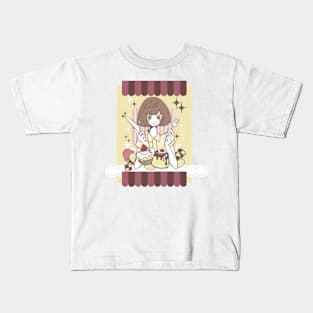 Dessert Girl Japanese style Kids T-Shirt